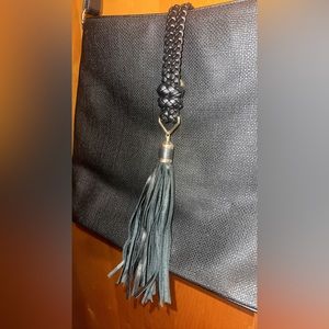 Stella & Dot black leather purse